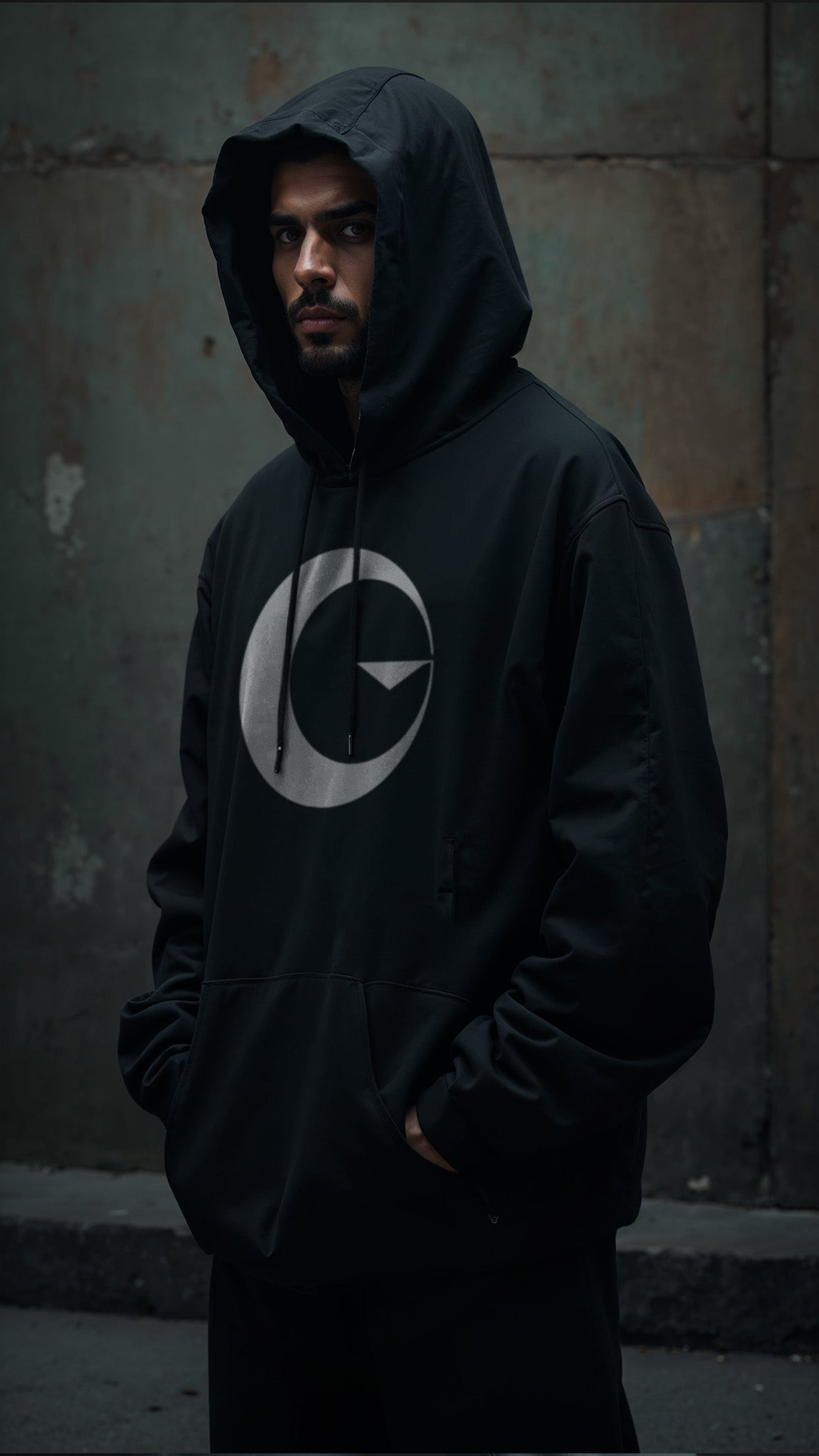 sweat LE CLASSIC big G (UNISEXE BLACK hoodie)