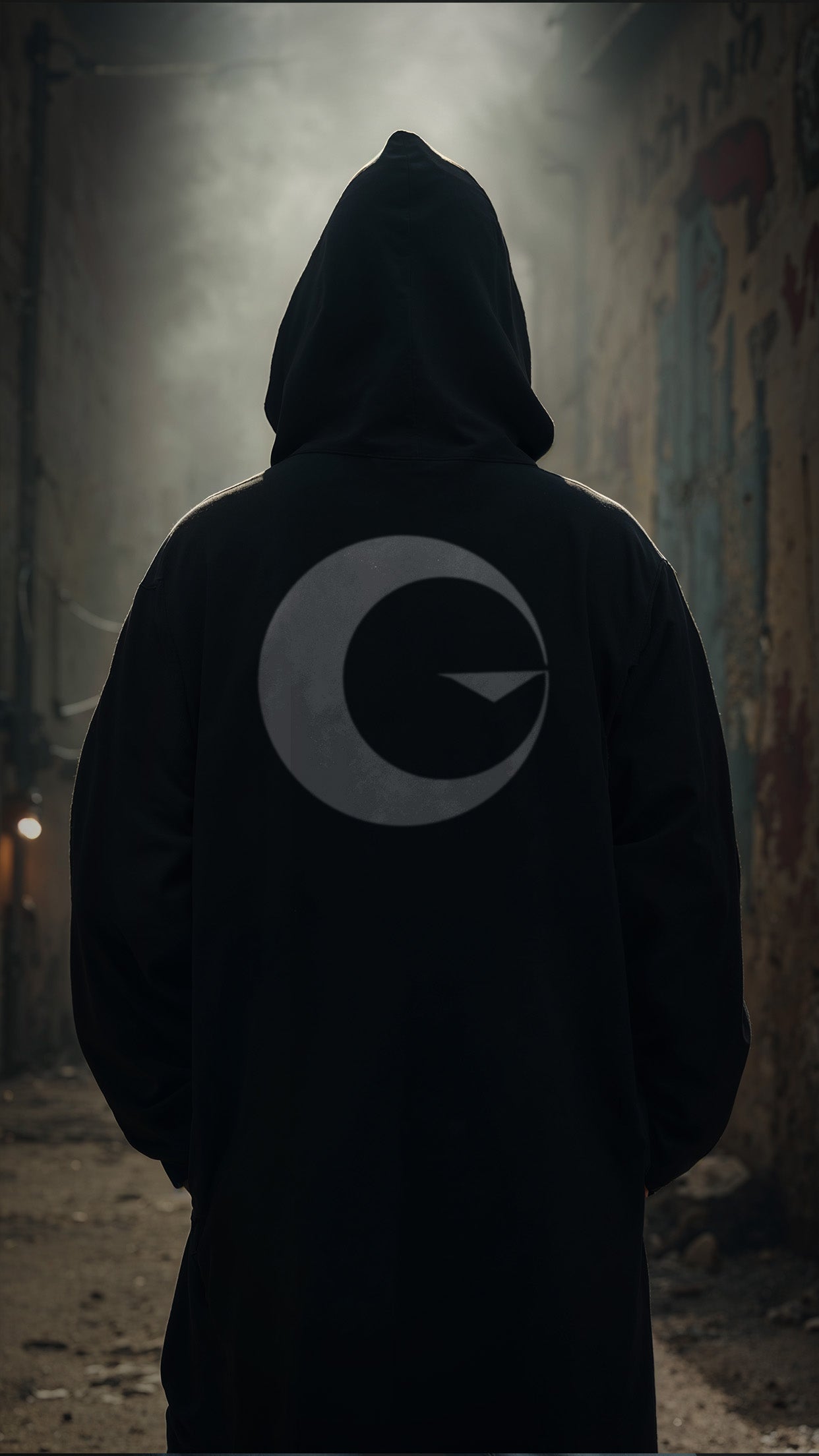 sweat Le BIG G - FRONT AND BACK (UNISEXE black hoodie)