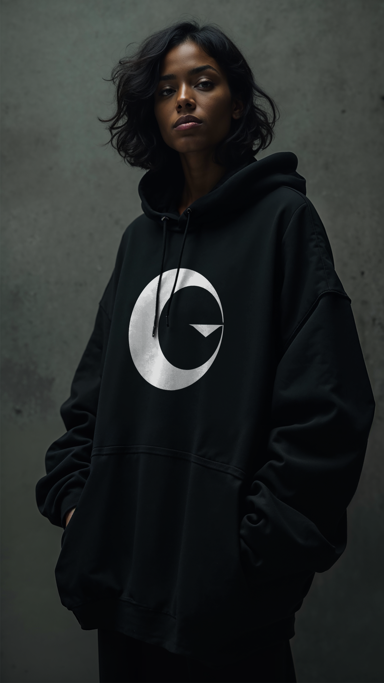 sweat LE CLASSIC big G (UNISEXE BLACK hoodie)