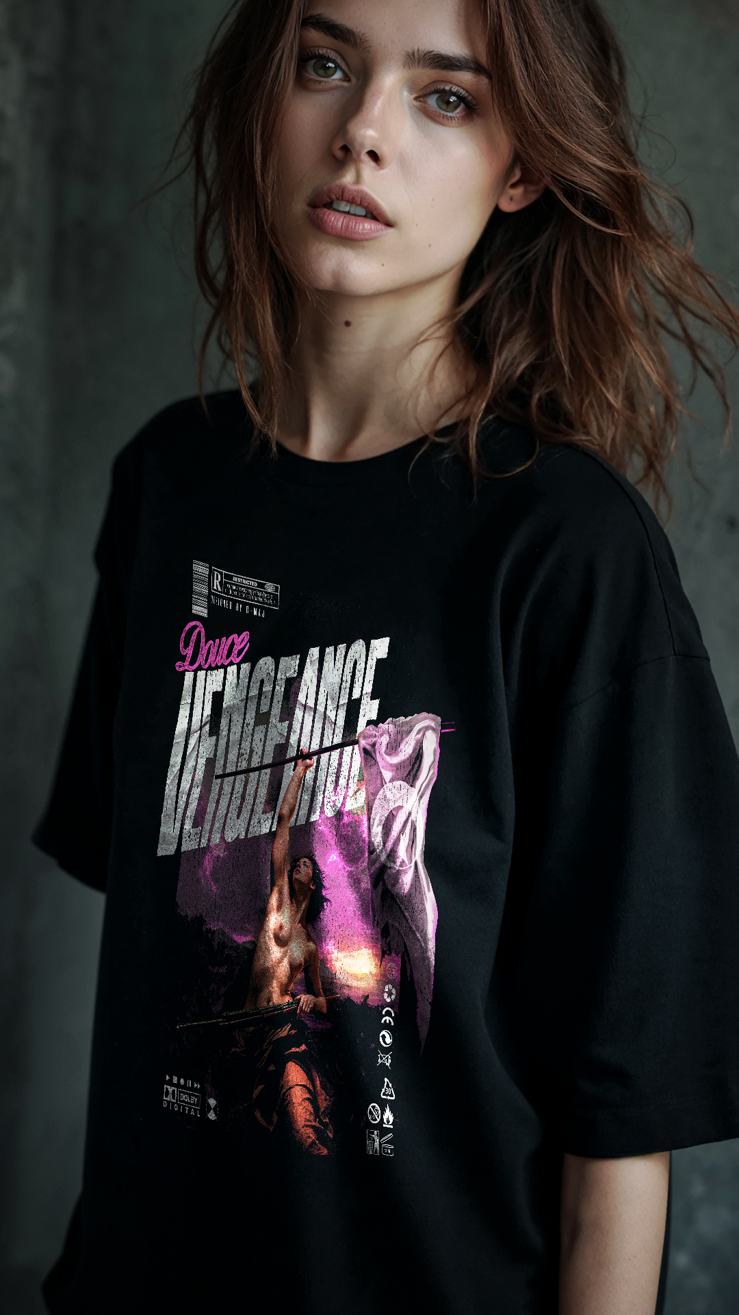 Douce VENGEANCE - PINK (T-shirt UNISEXE)