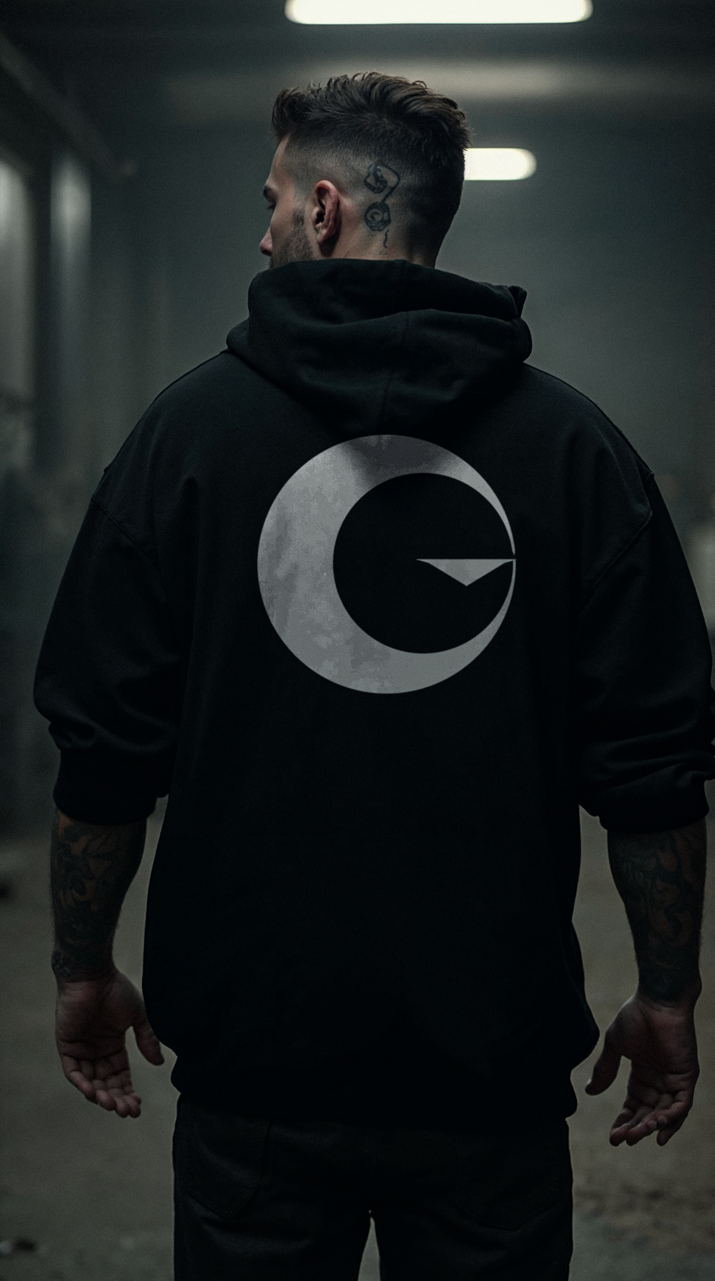 sweat Le BIG G - FRONT AND BACK (UNISEXE black hoodie)