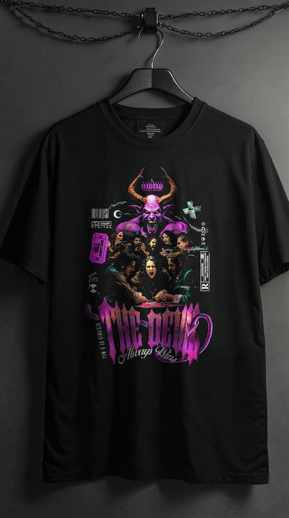 DEVIL- PINK (T-shirt UNISEXE)