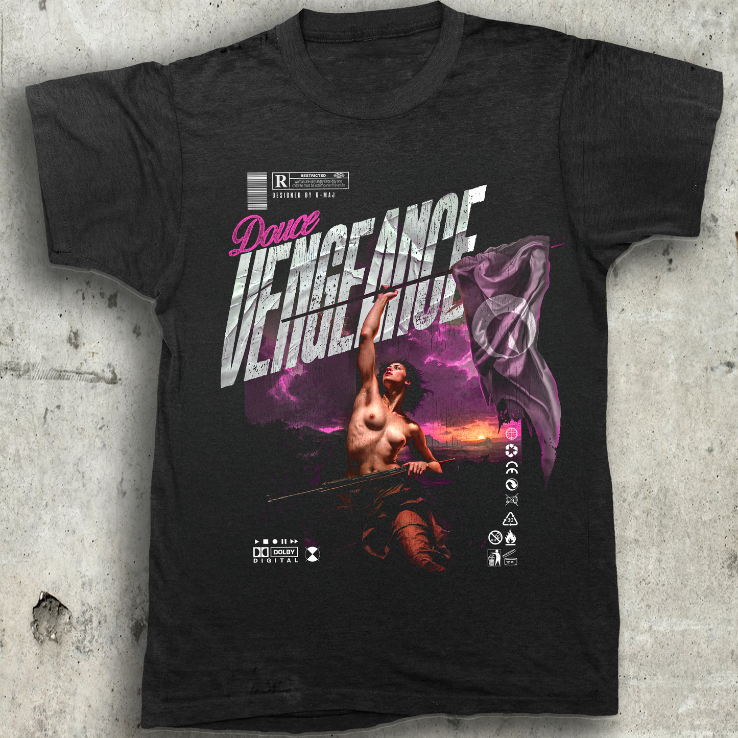 Douce VENGEANCE - PINK (T-shirt UNISEXE)